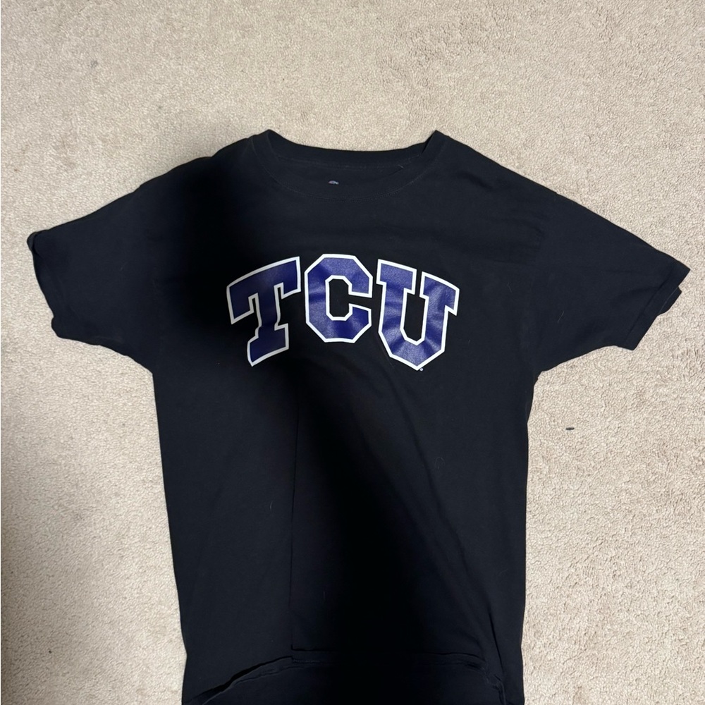 Black TCU Graphic T-Shirt